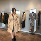Abito leopardato spolverino e borsa nera Lazzari abbigliamento donna Bergamo collezione vestiti autunno inverno 2018-2019