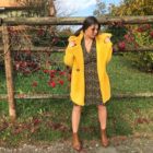 Lazzari Abbigliamento Donna Bergamo collezione autunno-inverno 2018-19 cappotto bouclè ocra morbido
